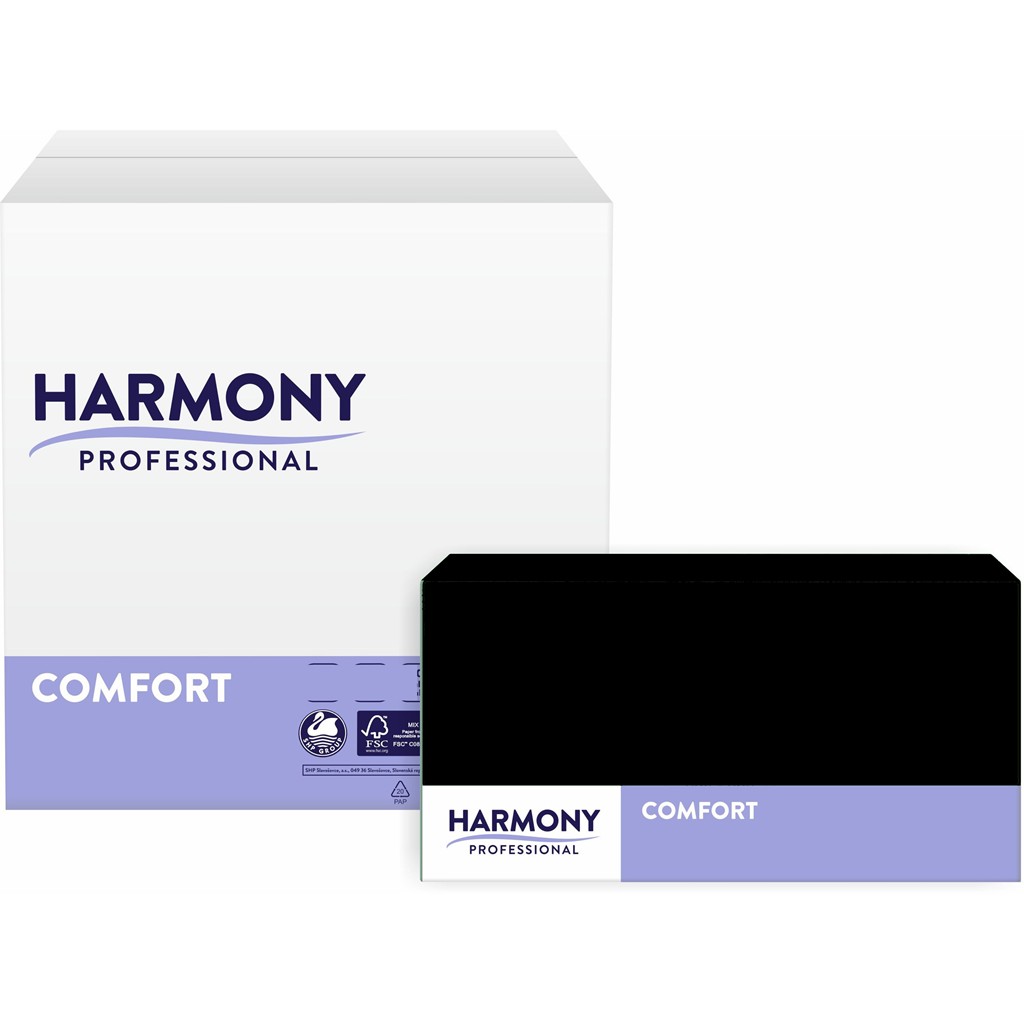 Servietten Harmony 3-lg schwarz 40x40cm 1/4 Falzung