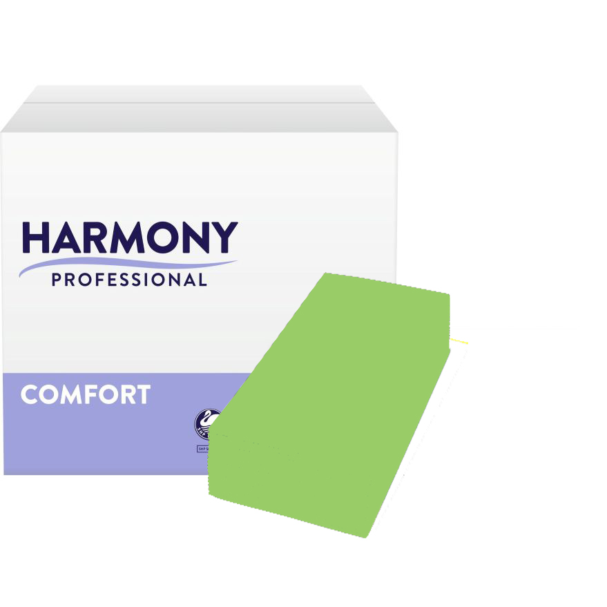 Servietten Harmony 3-lg kiwi 33x33cm 1/8 Falzung
