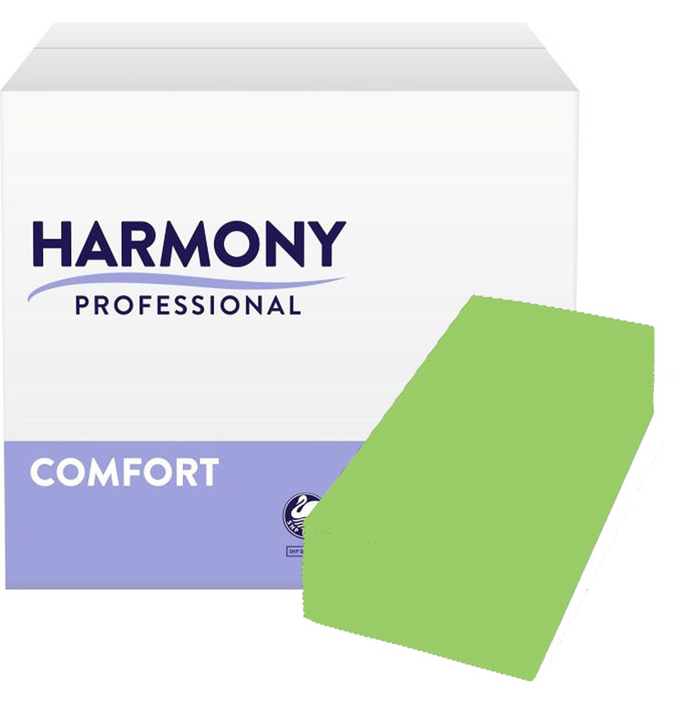 Servietten Harmony 3-lg kiwi 33x33cm 1/8 Falzung